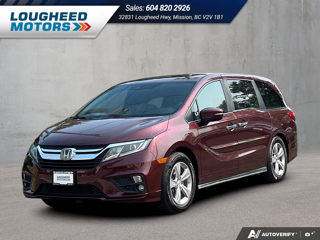 Red (Maroon) 2018 Honda Odyssey Minivan Front-Wheel Drive Automatic