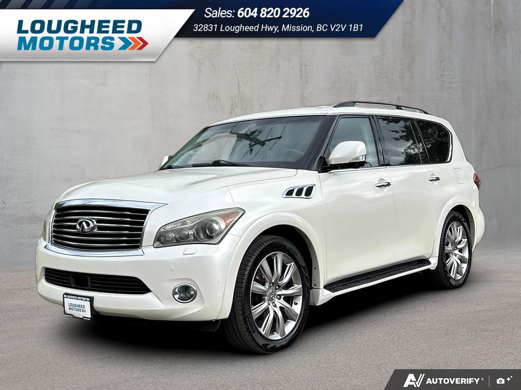 White 2011 INFINITI QX56 SUV / Crossover Four-Wheel Drive Automatic
