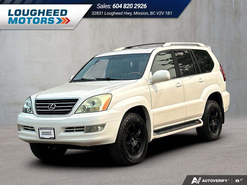 White 2007 Lexus GX SUV / Crossover Four-Wheel Drive Automatic