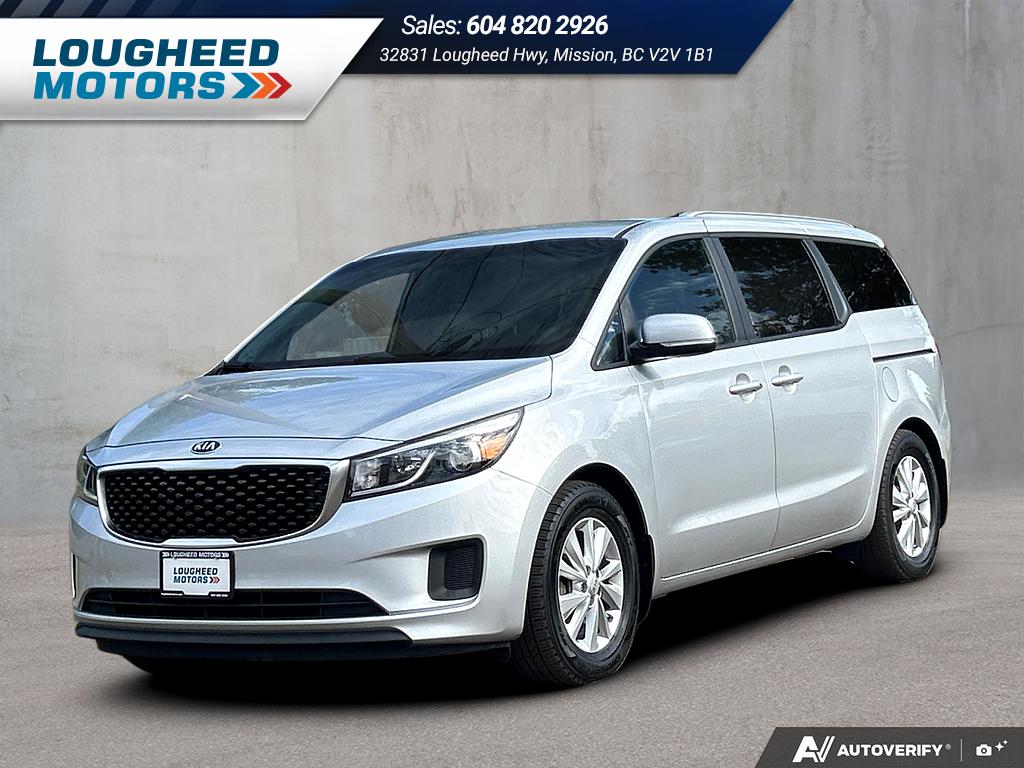 White 2018 Kia Sedona Minivan Front-Wheel Drive Automatic