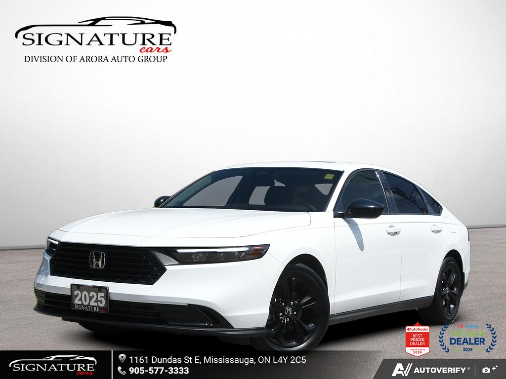 White 2025 Honda Accord Sedan Front-Wheel Drive Continuously Variable Transmission