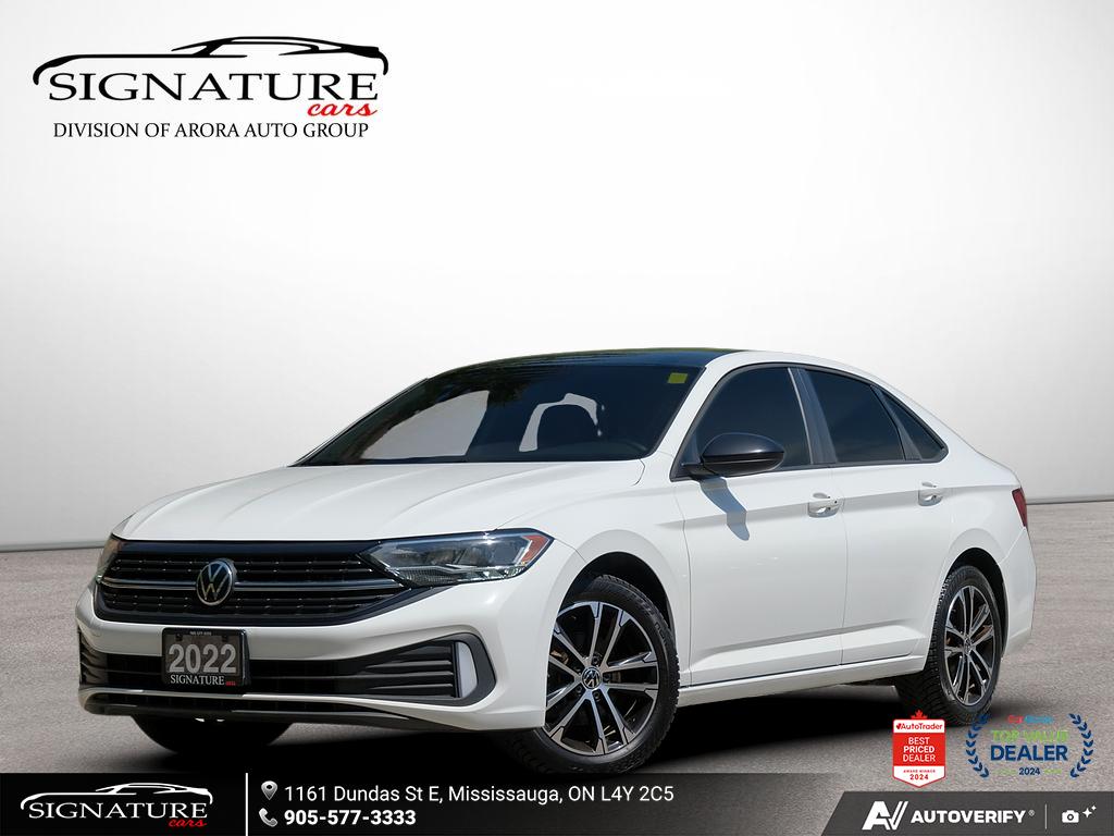 White 2022 Volkswagen Jetta 1.5T Comfortline FWD Sedan  Automatic