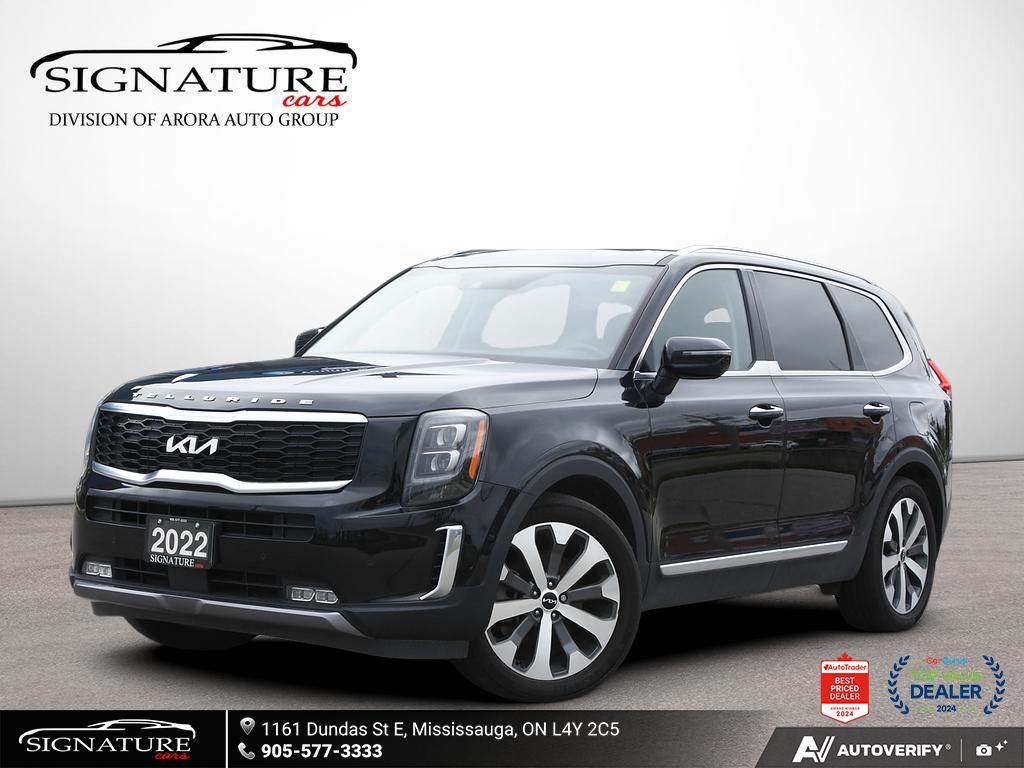 Black 2022 Kia Telluride SX AWD SUV / Crossover All-Wheel Drive Automatic