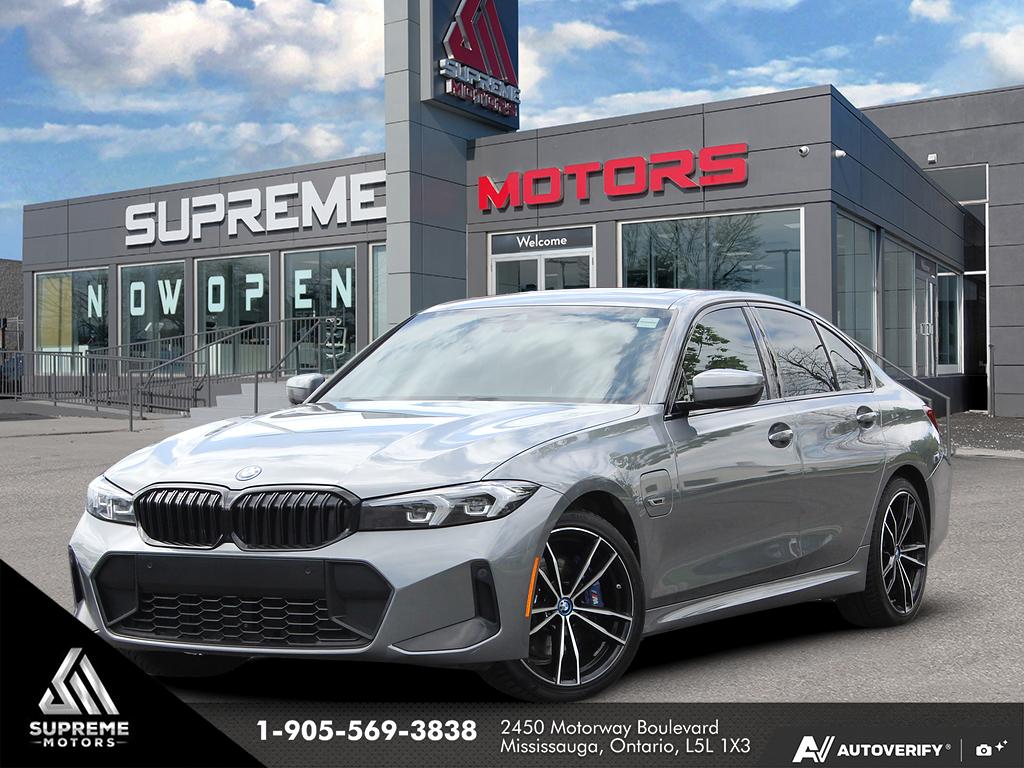 Gray 2023 BMW 3 Series 330e Hybrid Plug-in xDrive AWD Sedan All-Wheel Drive Automatic