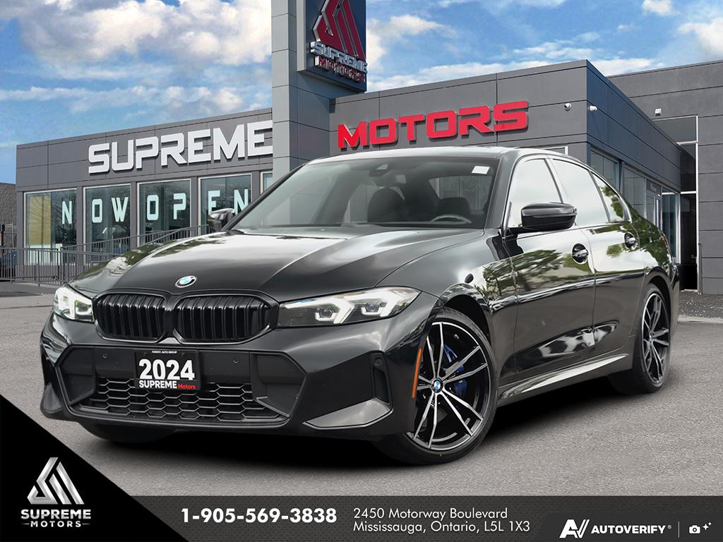 Black 2024 BMW 3 Series Sedan All-Wheel Drive Automatic