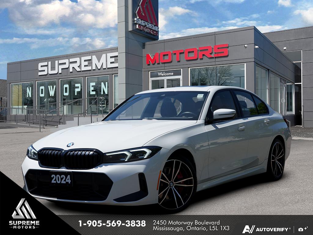 White 2024 BMW 3 Series 330i xDrive AWD Sedan All-Wheel Drive Automatic