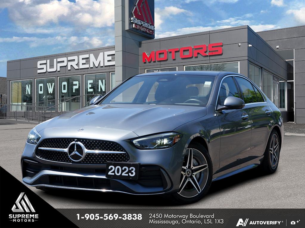 Gray 2023 Mercedes-Benz C-Class C 300 4MATIC Sedan All-Wheel Drive Automatic