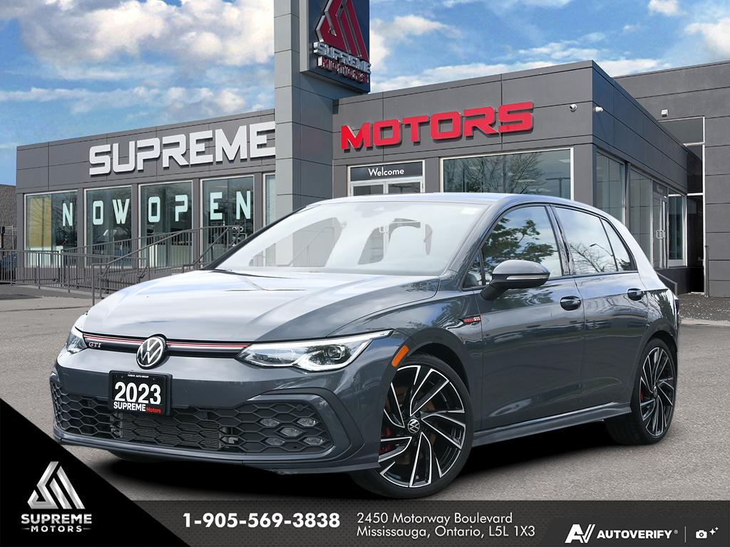 Gray 2023 Volkswagen Golf GTI Hatchback Automatic